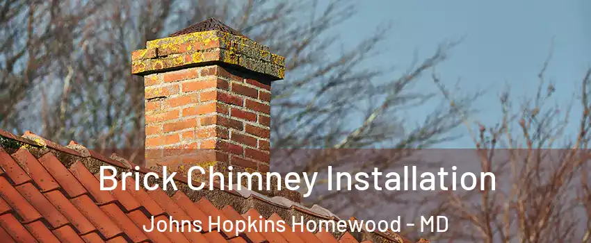 Brick Chimney Installation Johns Hopkins Homewood - MD