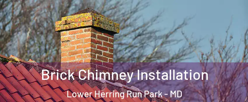 Brick Chimney Installation Lower Herring Run Park - MD