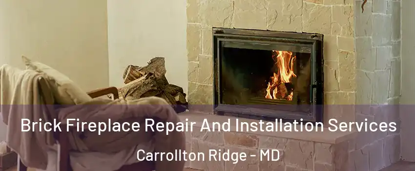 Brick Fireplace Repair And Installation Services Carrollton Ridge - MD
