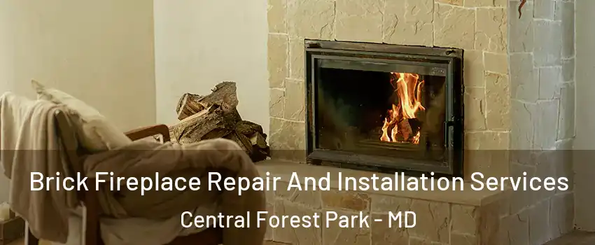 Brick Fireplace Repair And Installation Services Central Forest Park - MD