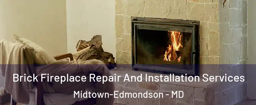 Brick Fireplace Repair And Installation Services Midtown-Edmondson - MD