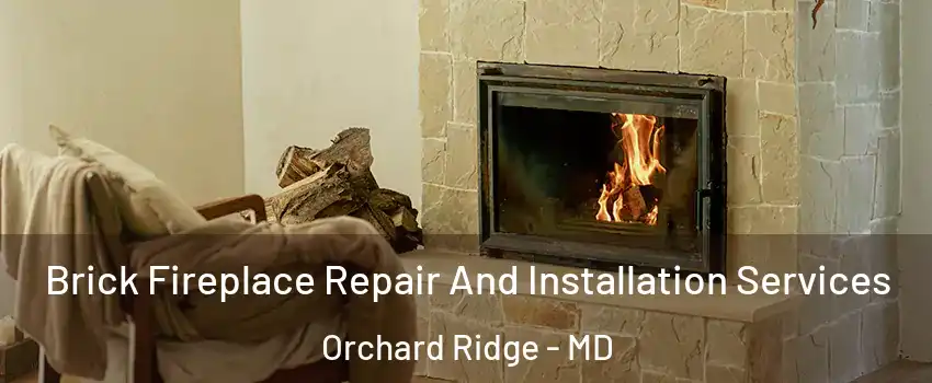 Brick Fireplace Repair And Installation Services Orchard Ridge - MD