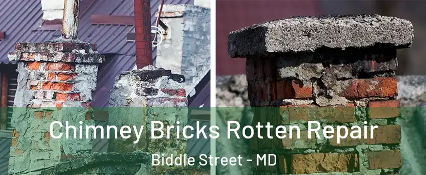 Chimney Bricks Rotten Repair Biddle Street - MD