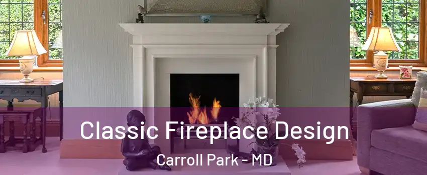 Classic Fireplace Design Carroll Park - MD