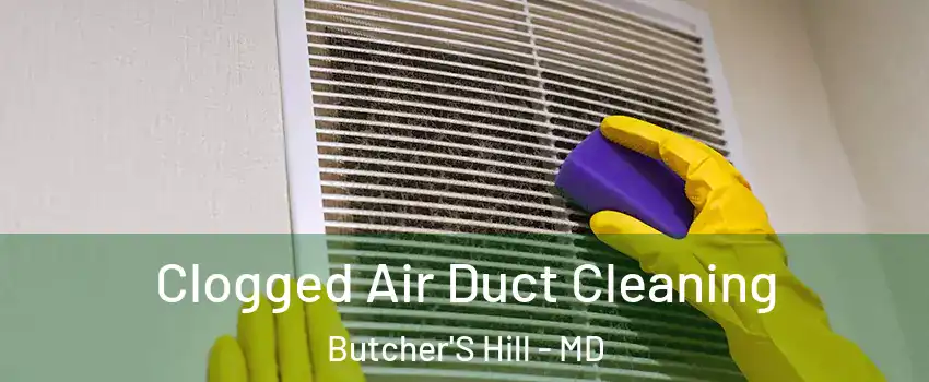 Clogged Air Duct Cleaning Butcher'S Hill - MD