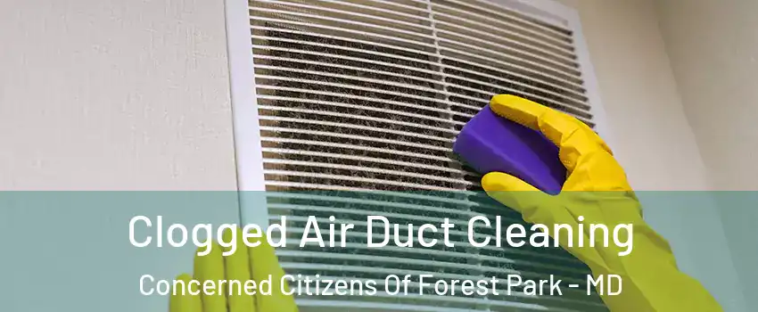 Clogged Air Duct Cleaning Concerned Citizens Of Forest Park - MD