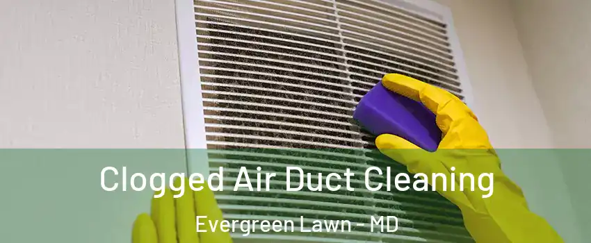 Clogged Air Duct Cleaning Evergreen Lawn - MD