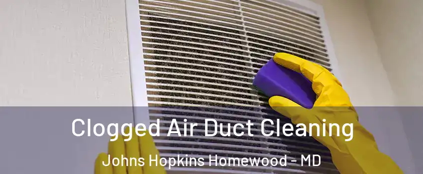 Clogged Air Duct Cleaning Johns Hopkins Homewood - MD