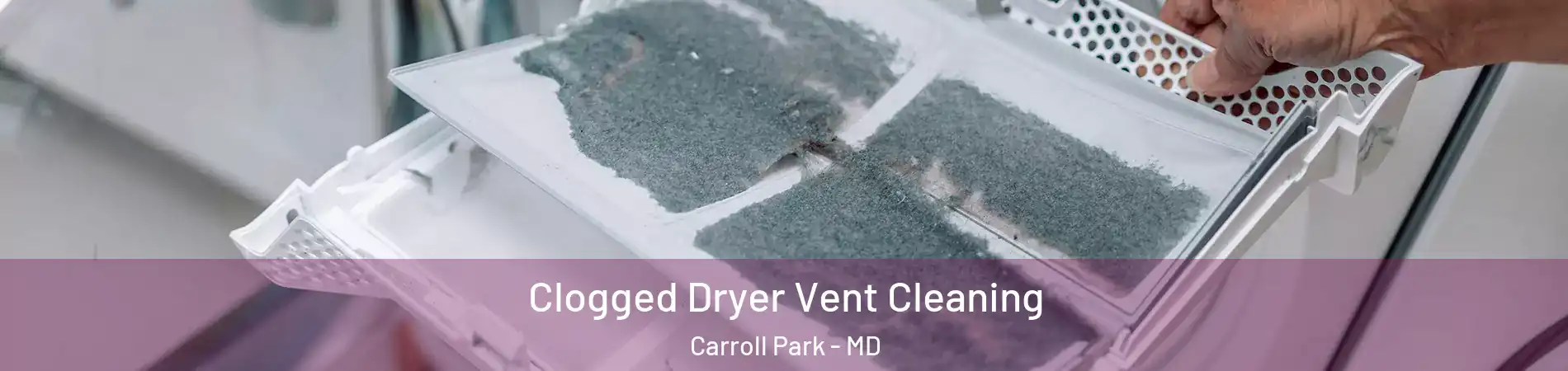 Clogged Dryer Vent Cleaning Carroll Park - MD