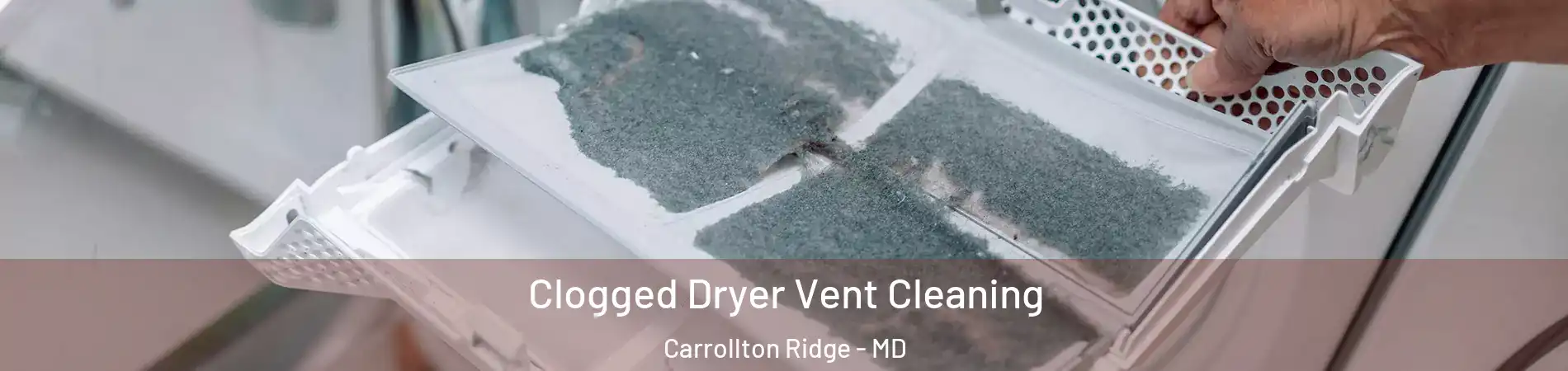 Clogged Dryer Vent Cleaning Carrollton Ridge - MD