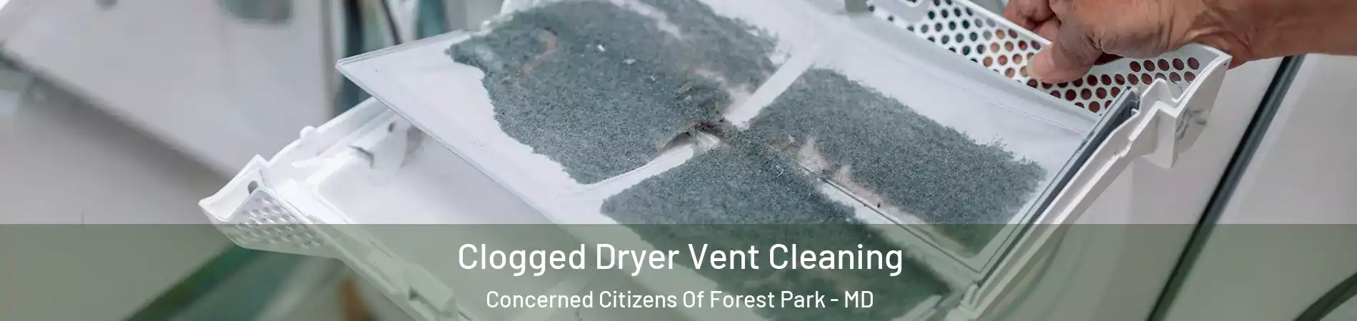 Clogged Dryer Vent Cleaning Concerned Citizens Of Forest Park - MD