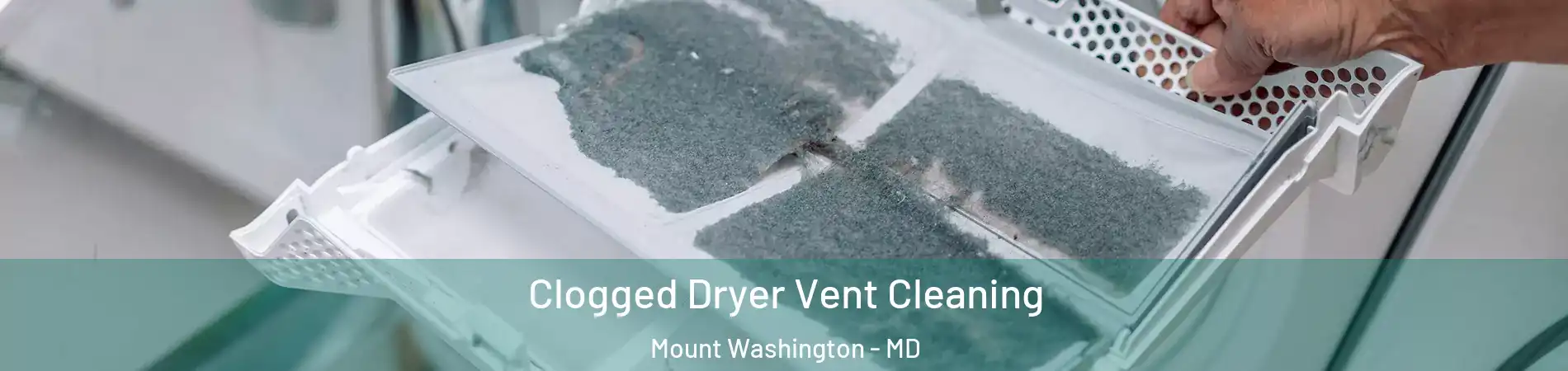 Clogged Dryer Vent Cleaning Mount Washington - MD