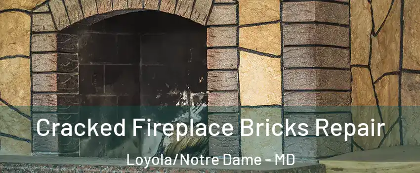 Cracked Fireplace Bricks Repair Loyola/Notre Dame - MD