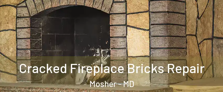 Cracked Fireplace Bricks Repair Mosher - MD