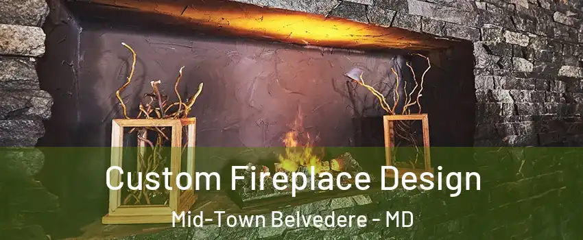 Custom Fireplace Design Mid-Town Belvedere - MD