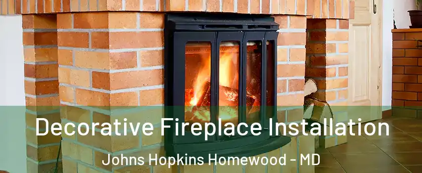 Decorative Fireplace Installation Johns Hopkins Homewood - MD