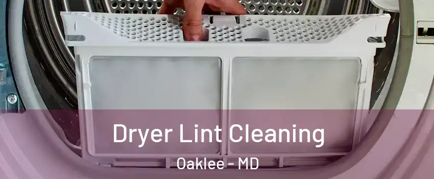 Dryer Lint Cleaning Oaklee - MD