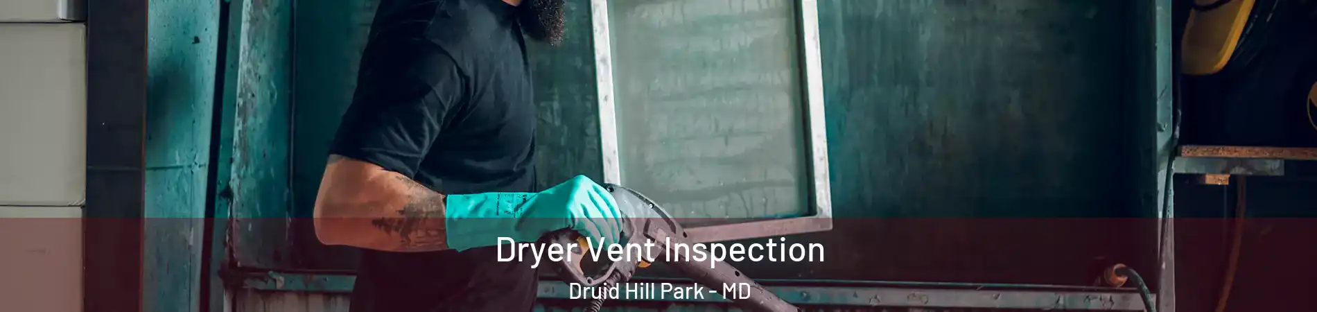 Dryer Vent Inspection Druid Hill Park - MD