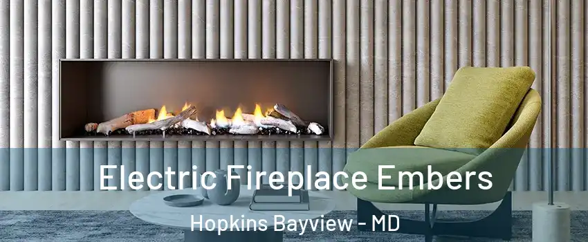 Electric Fireplace Embers Hopkins Bayview - MD