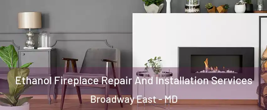 Ethanol Fireplace Repair And Installation Services Broadway East - MD