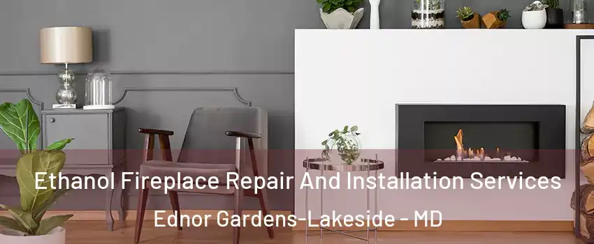 Ethanol Fireplace Repair And Installation Services Ednor Gardens-Lakeside - MD