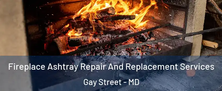 Fireplace Ashtray Repair And Replacement Services Gay Street - MD