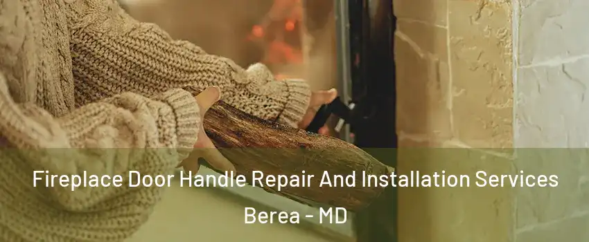 Fireplace Door Handle Repair And Installation Services Berea - MD
