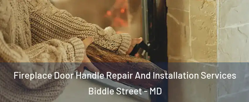Fireplace Door Handle Repair And Installation Services Biddle Street - MD