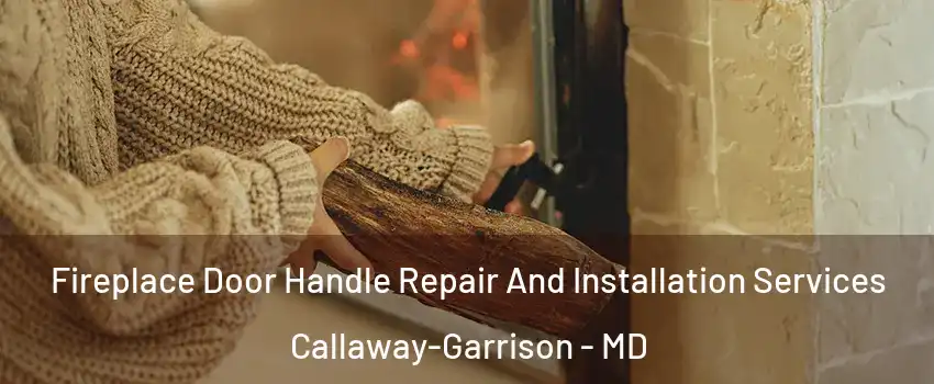 Fireplace Door Handle Repair And Installation Services Callaway-Garrison - MD