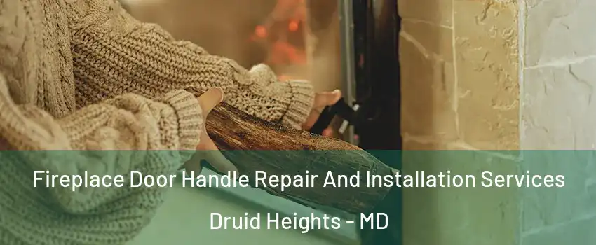 Fireplace Door Handle Repair And Installation Services Druid Heights - MD