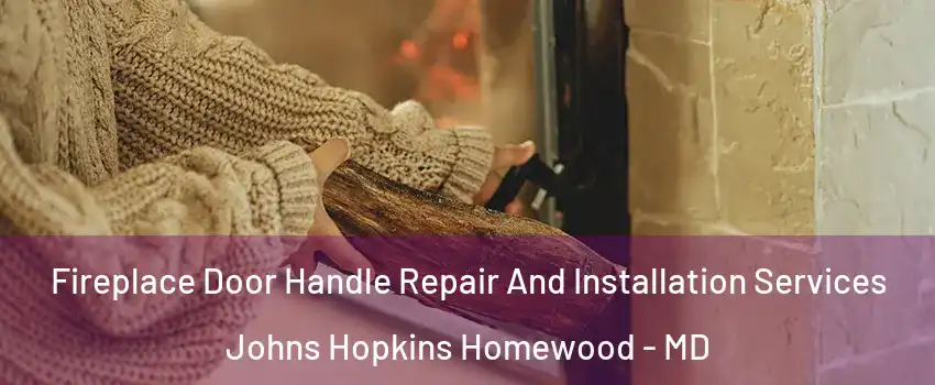 Fireplace Door Handle Repair And Installation Services Johns Hopkins Homewood - MD