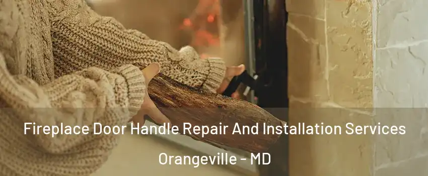 Fireplace Door Handle Repair And Installation Services Orangeville - MD