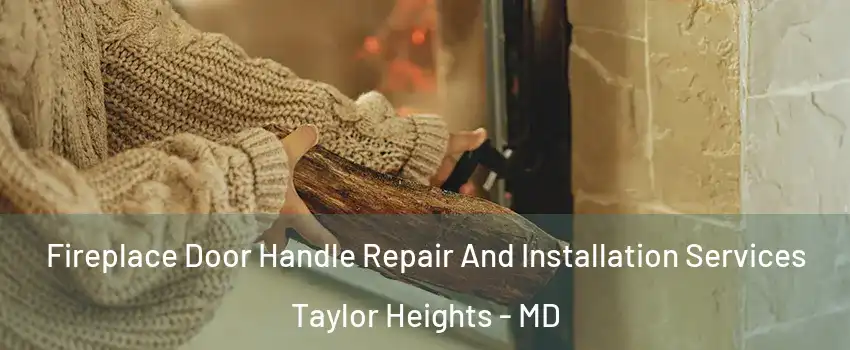 Fireplace Door Handle Repair And Installation Services Taylor Heights - MD