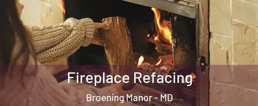 Fireplace Refacing Broening Manor - MD