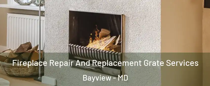 Fireplace Repair And Replacement Grate Services Bayview - MD
