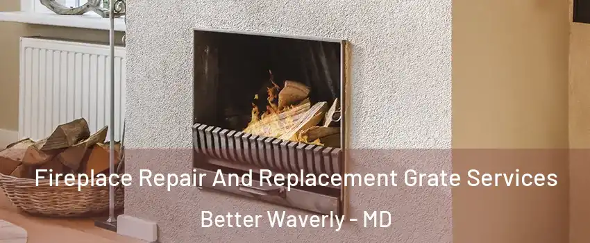 Fireplace Repair And Replacement Grate Services Better Waverly - MD