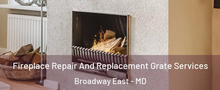 Fireplace Repair And Replacement Grate Services Broadway East - MD