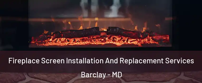 Fireplace Screen Installation And Replacement Services Barclay - MD