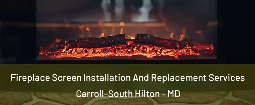 Fireplace Screen Installation And Replacement Services Carroll-South Hilton - MD