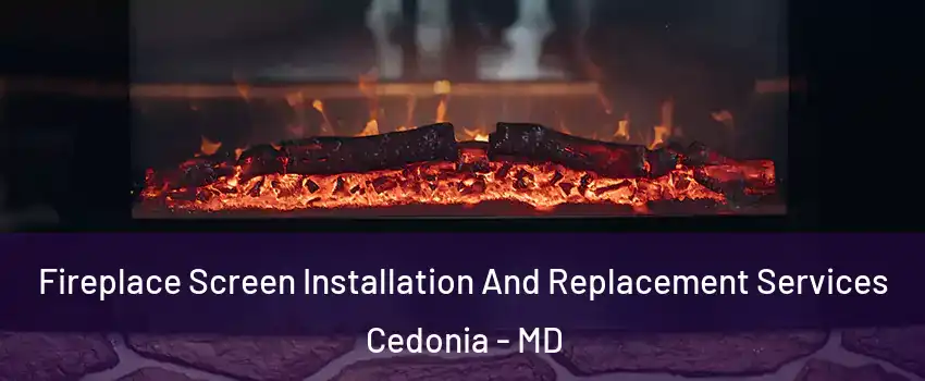 Fireplace Screen Installation And Replacement Services Cedonia - MD
