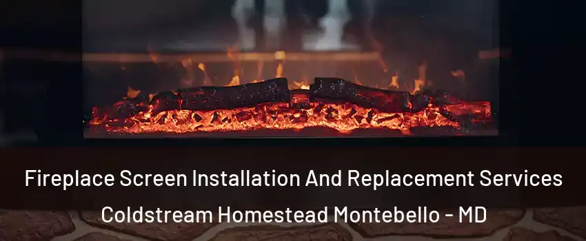 Fireplace Screen Installation And Replacement Services Coldstream Homestead Montebello - MD