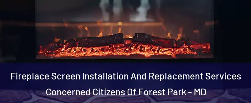 Fireplace Screen Installation And Replacement Services Concerned Citizens Of Forest Park - MD