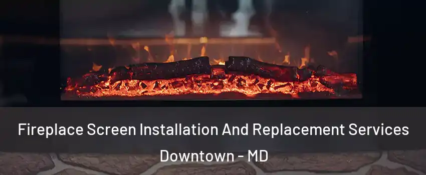 Fireplace Screen Installation And Replacement Services Downtown - MD