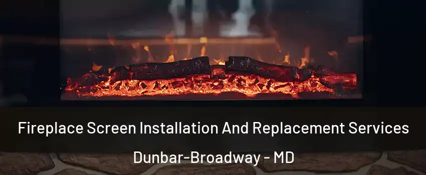 Fireplace Screen Installation And Replacement Services Dunbar-Broadway - MD