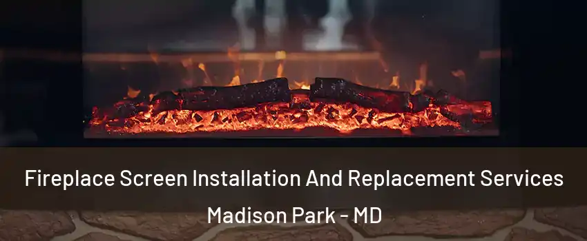 Fireplace Screen Installation And Replacement Services Madison Park - MD