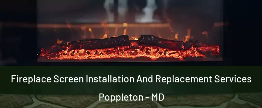 Fireplace Screen Installation And Replacement Services Poppleton - MD