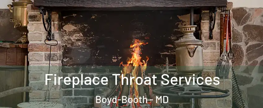 Fireplace Throat Services Boyd-Booth - MD