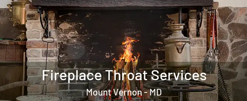Fireplace Throat Services Mount Vernon - MD