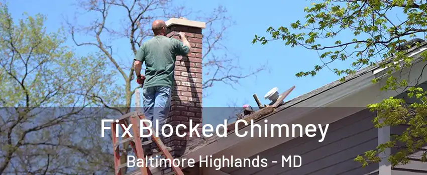 Fix Blocked Chimney Baltimore Highlands - MD