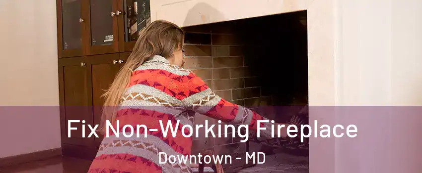 Fix Non-Working Fireplace Downtown - MD
